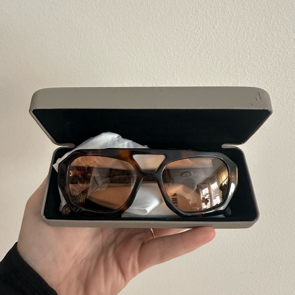 vehla river tortoise shell sunglasses